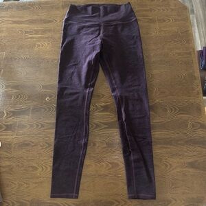 Alo Yoga 7/8 Alosoft Highlight Legging - Purple Heather